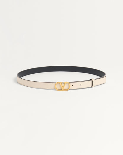 Vlogo Signature Belt In Shiny Calfskin 20 Mm
