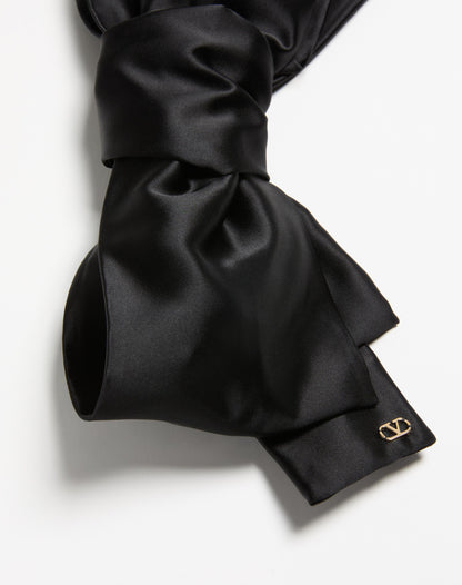 Vlogo Signature Satin Bow Hairclip
