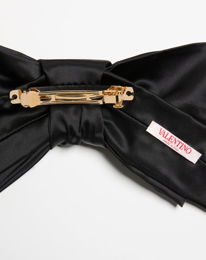 Vlogo Signature Satin Bow Hairclip