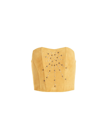 Lace-Up Bustier Top