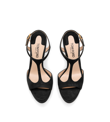 Suede Leather Angelina Platform Sandal