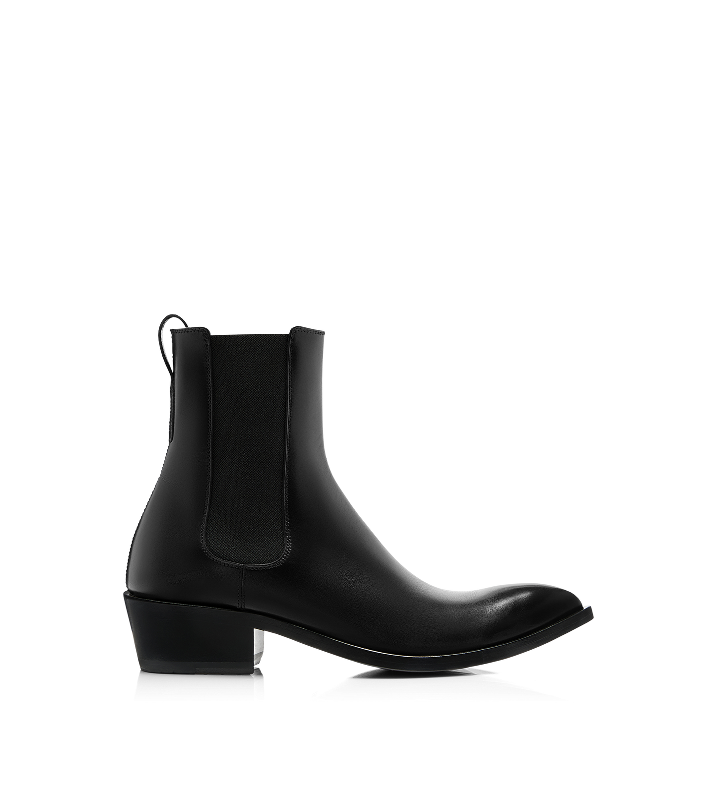 Burnished Leather Chelsea Boot