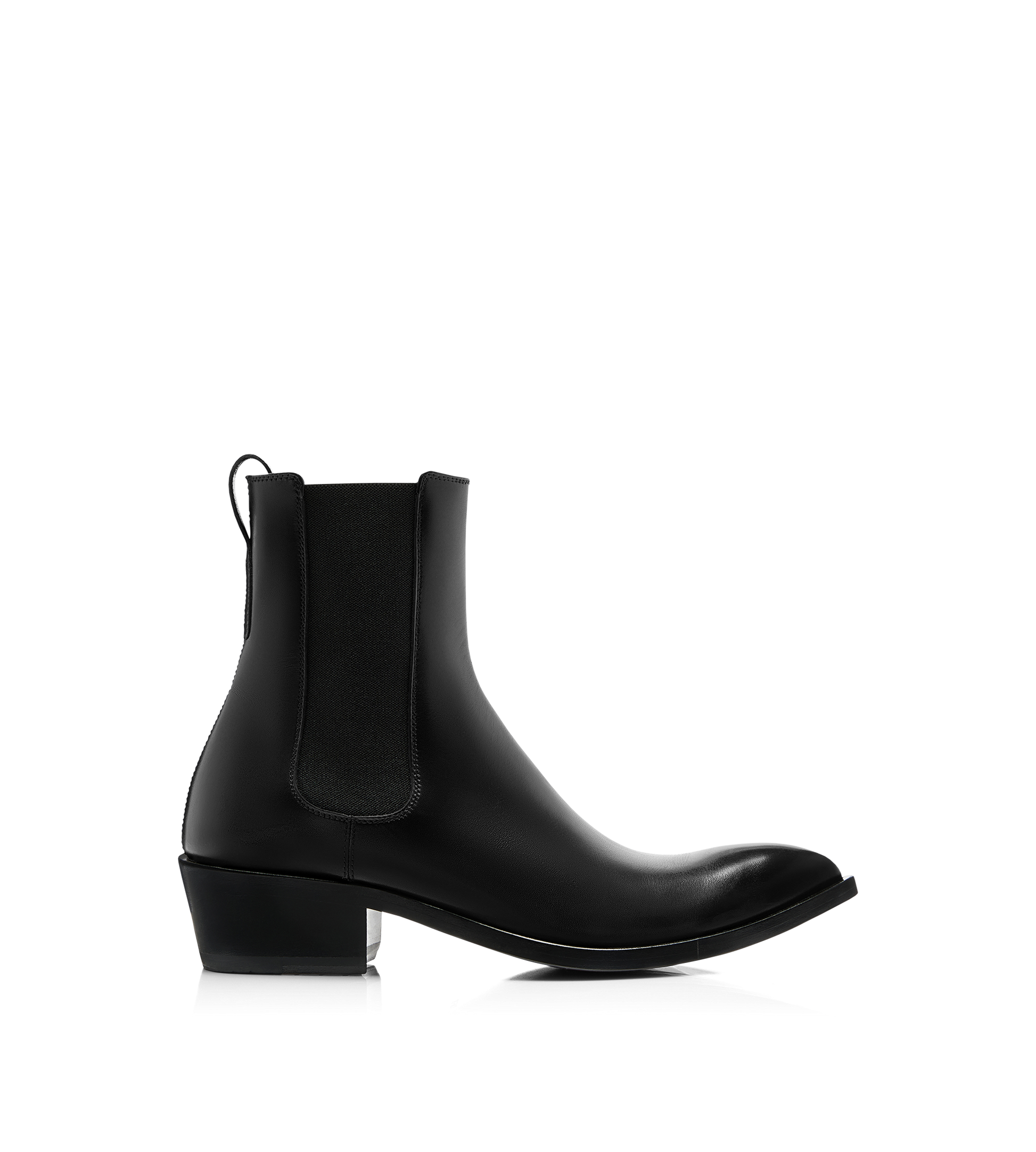 Burnished Leather Chelsea Boot
