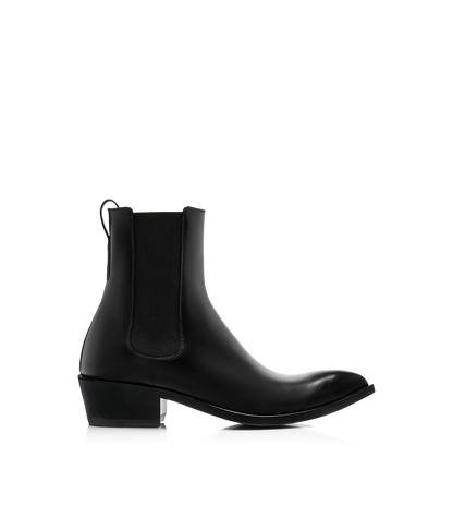 Burnished Leather Chelsea Boot