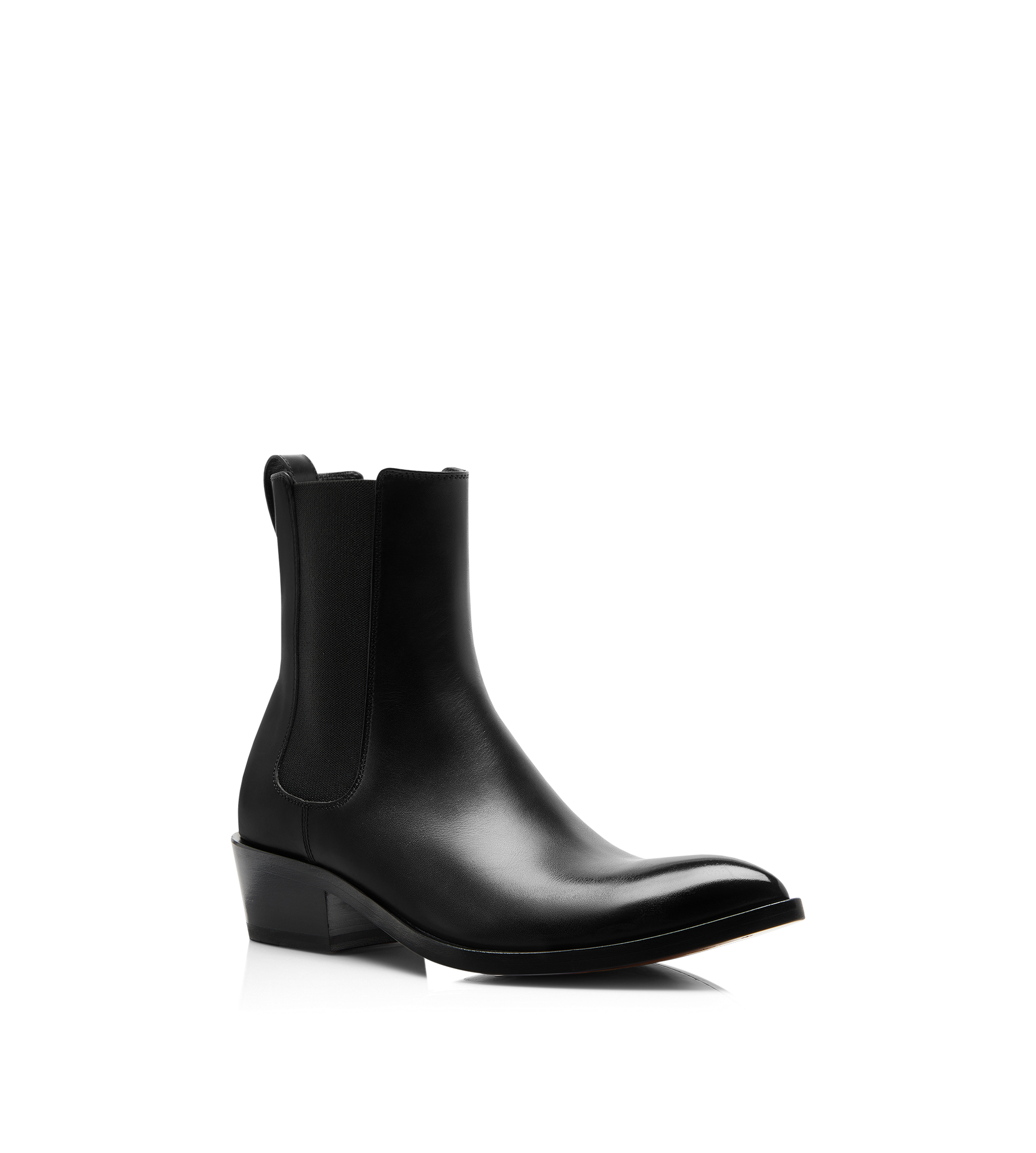 Burnished Leather Chelsea Boot