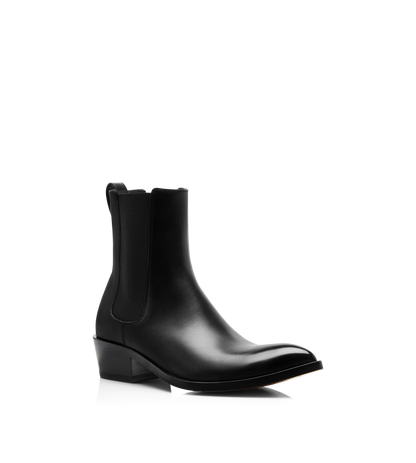 Burnished Leather Chelsea Boot