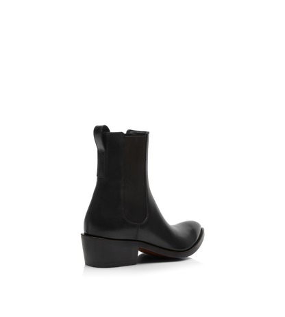 Burnished Leather Chelsea Boot