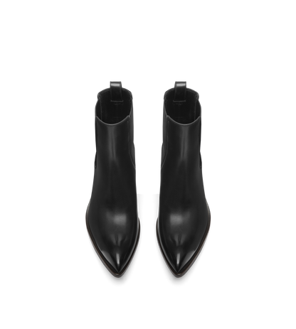 Burnished Leather Chelsea Boot