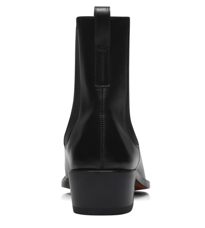 Burnished Leather Chelsea Boot