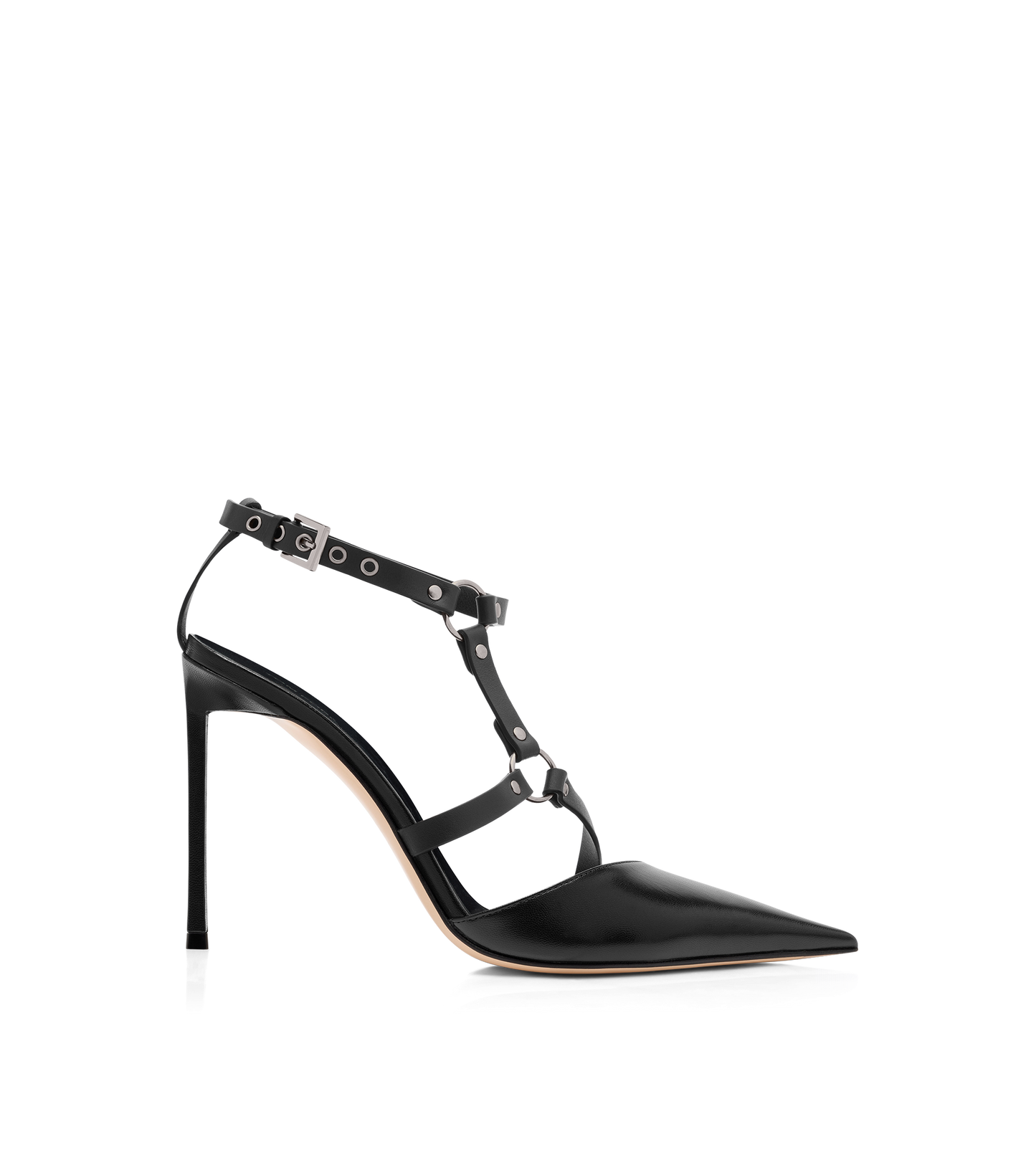 Shiny Leather Bound Pump