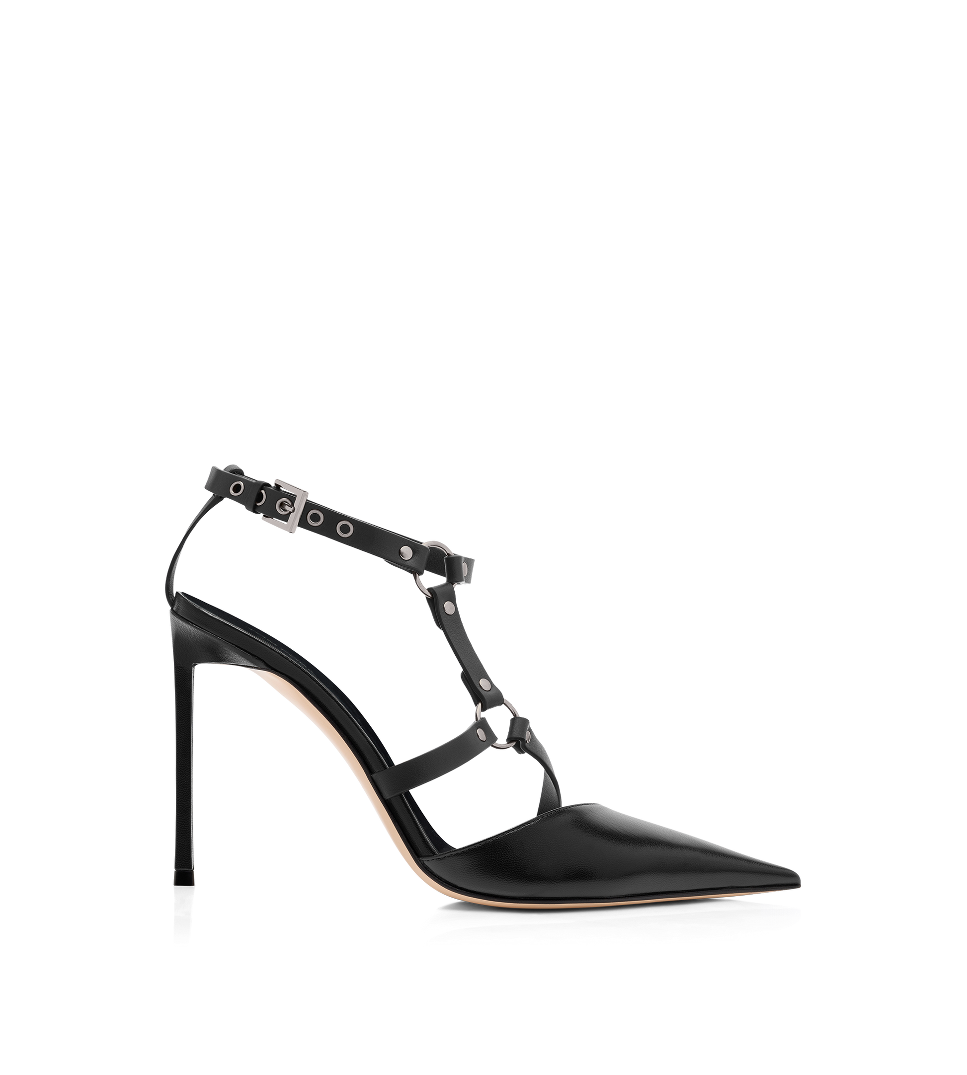 Shiny Leather Bound Pump