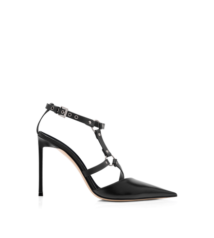Shiny Leather Bound Pump