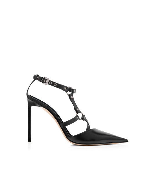Shiny Leather Bound Pump