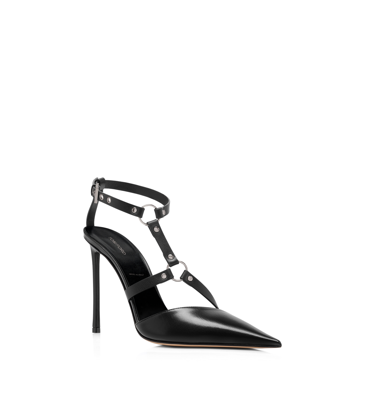 Shiny Leather Bound Pump