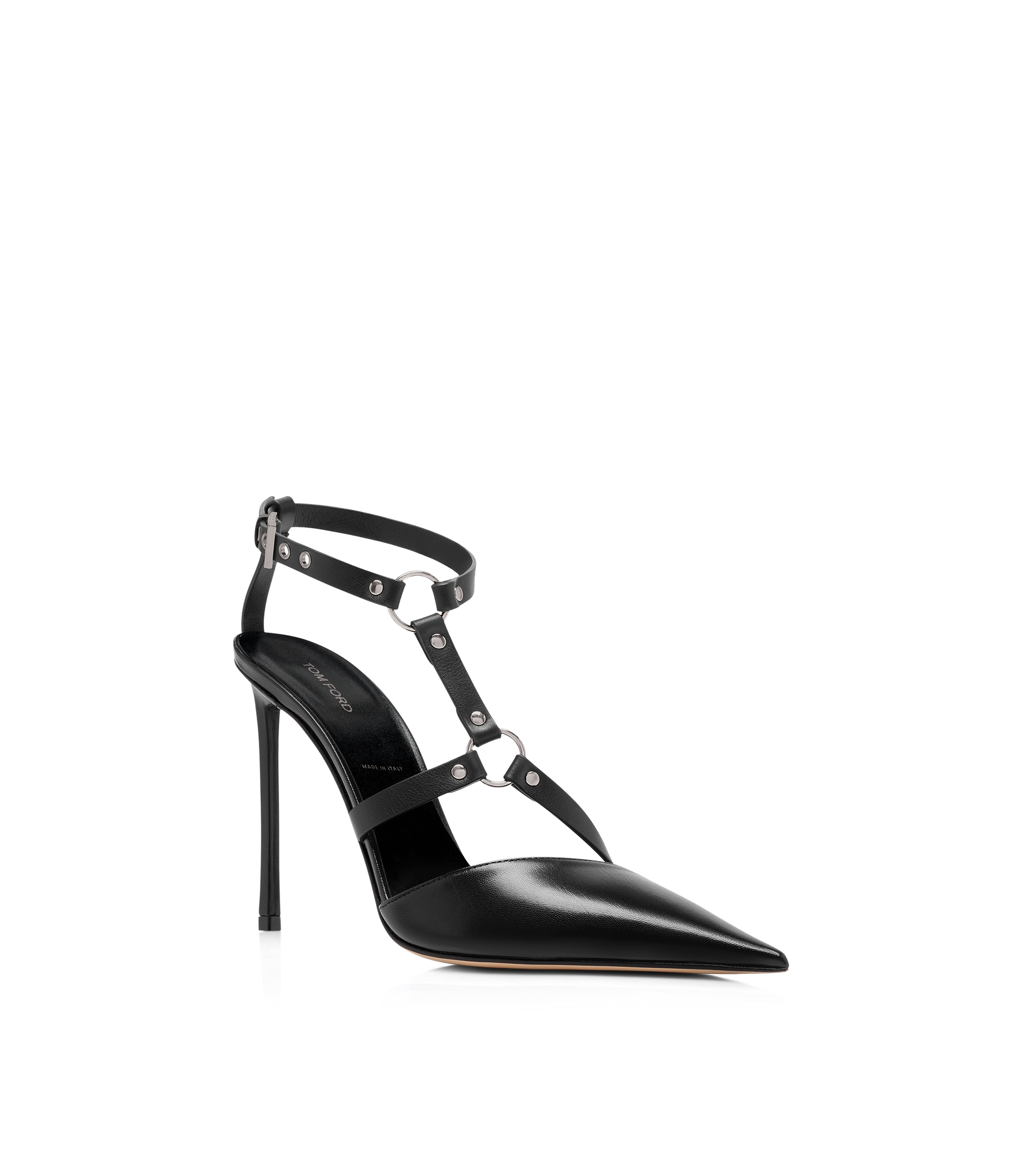 Shiny Leather Bound Pump