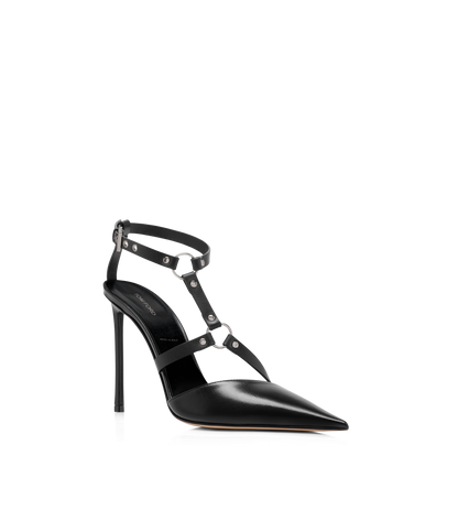 Shiny Leather Bound Pump