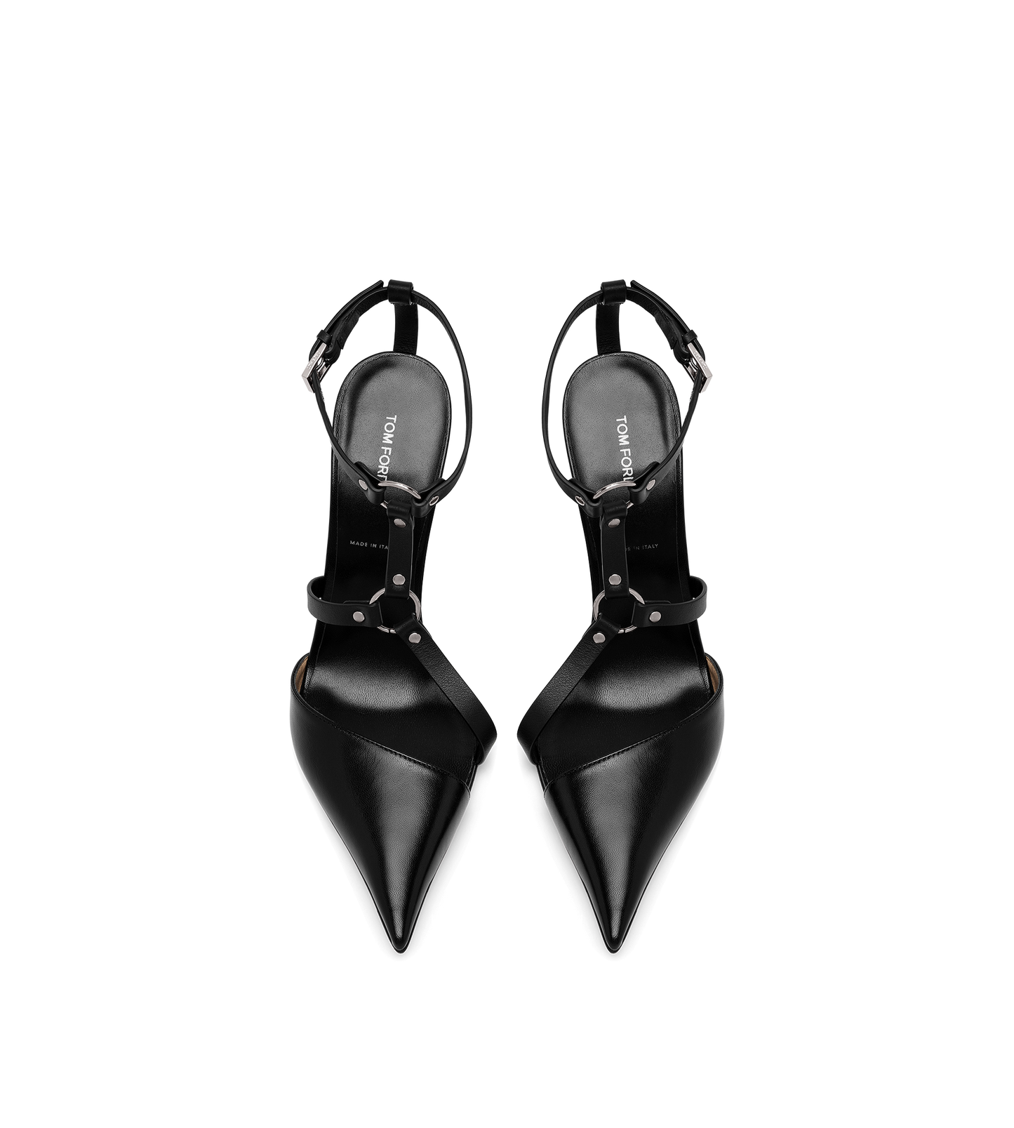 Shiny Leather Bound Pump