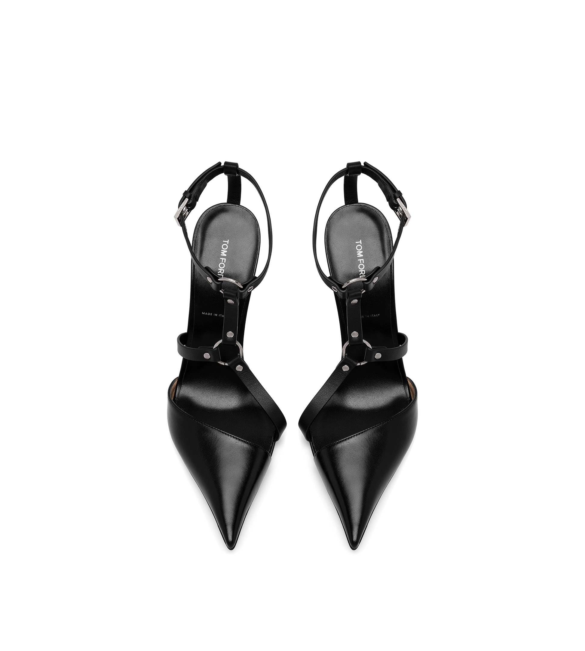 Shiny Leather Bound Pump