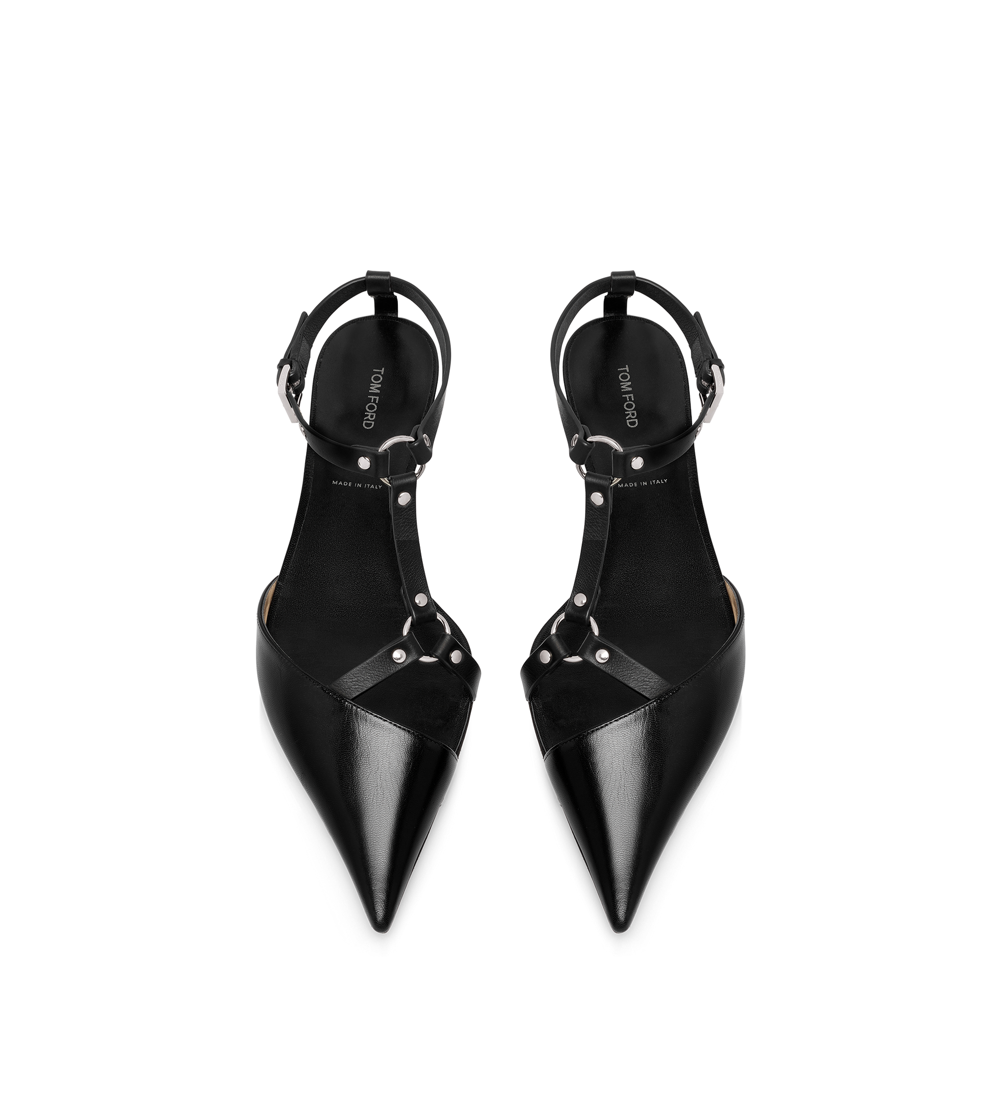 Shiny Leather Bound Ballerina