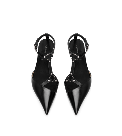 Shiny Leather Bound Ballerina