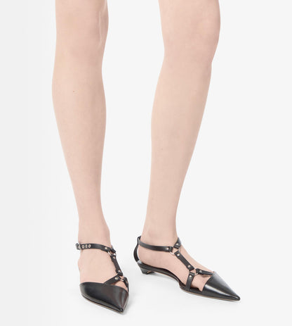 Shiny Leather Bound Ballerina