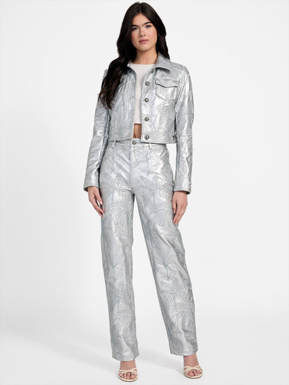 Clelia Embroidered Trucker Jacket