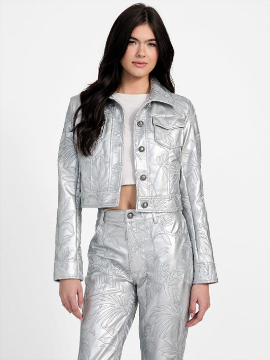 Clelia Embroidered Trucker Jacket