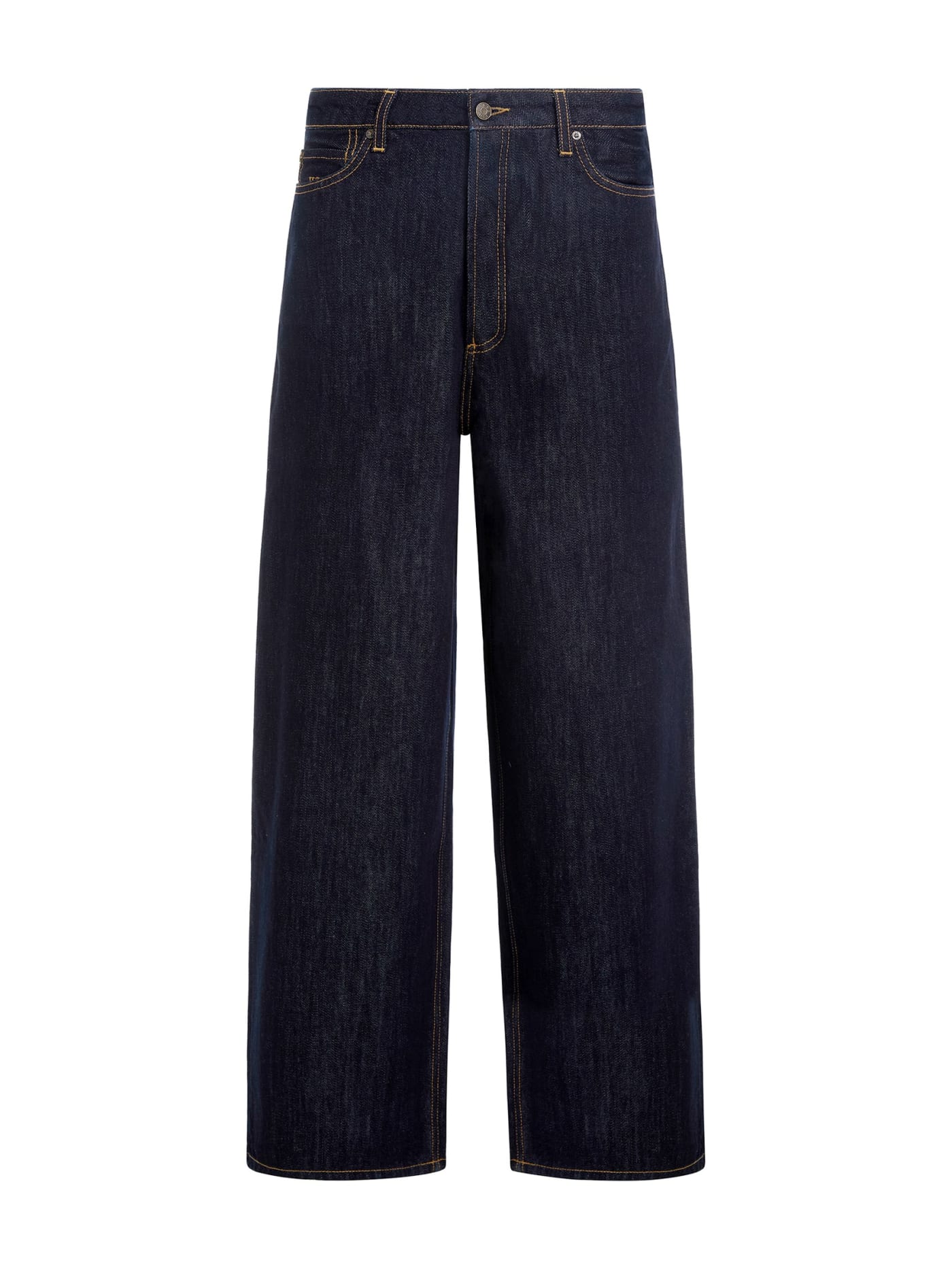 Mid rise loose fit jeans