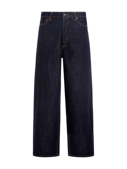 Mid rise loose fit jeans