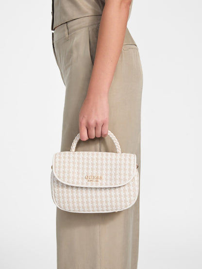 Mirema Woven Top-Handle Bag