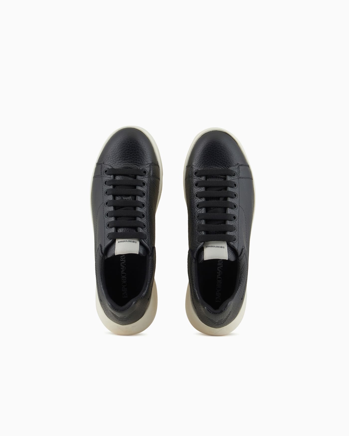 High-top sneaker tumbled leather woman