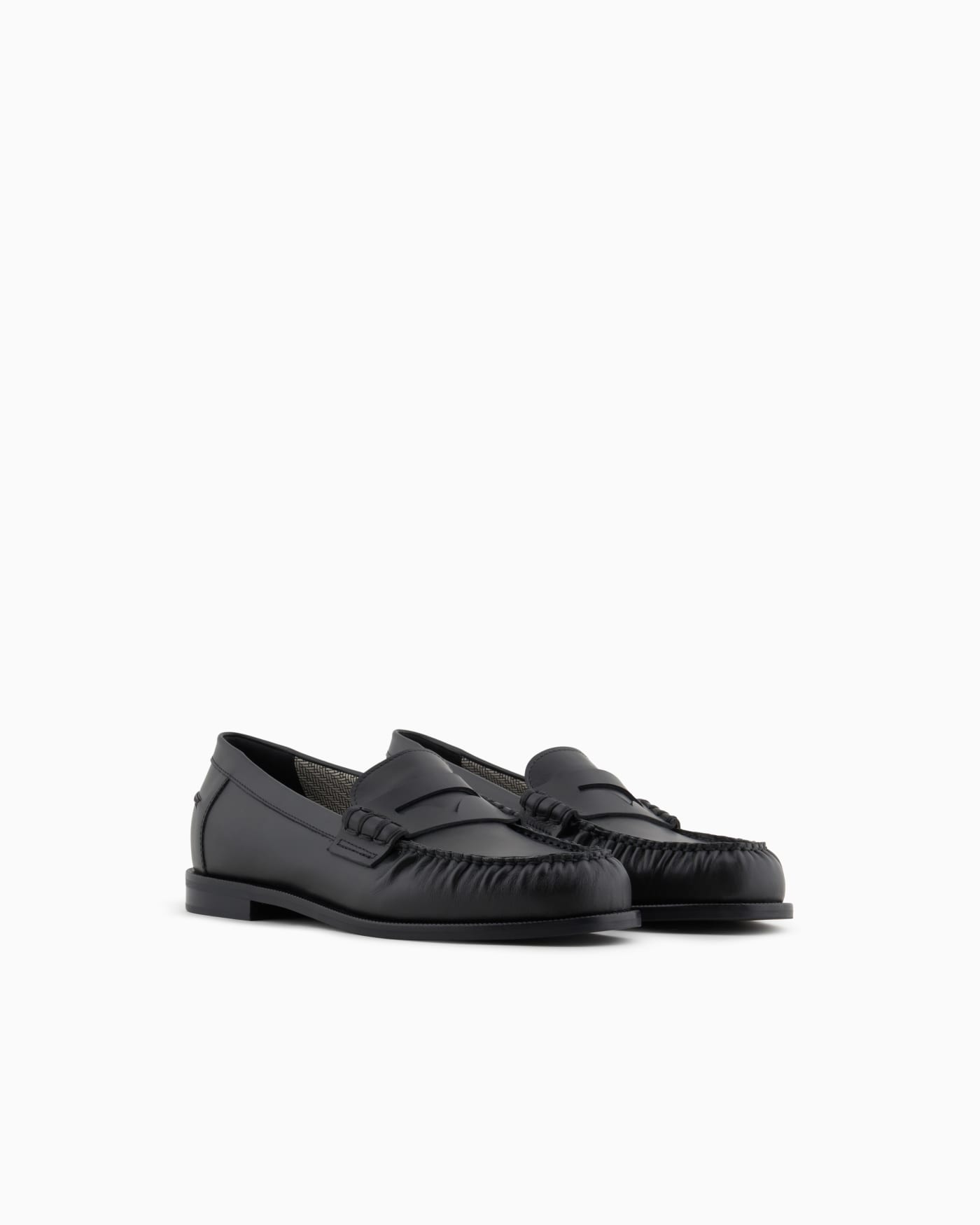 Smooth leather loafers