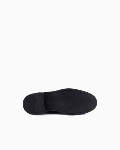 Dress shoes pebbled leather derby for man