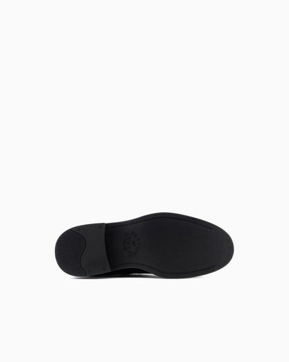 Grained leather Chelsea boots man