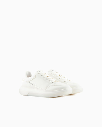 Low-top smooth leather sneaker man