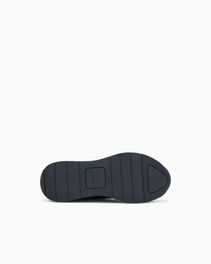 Platform sneaker high-top mesh for woman