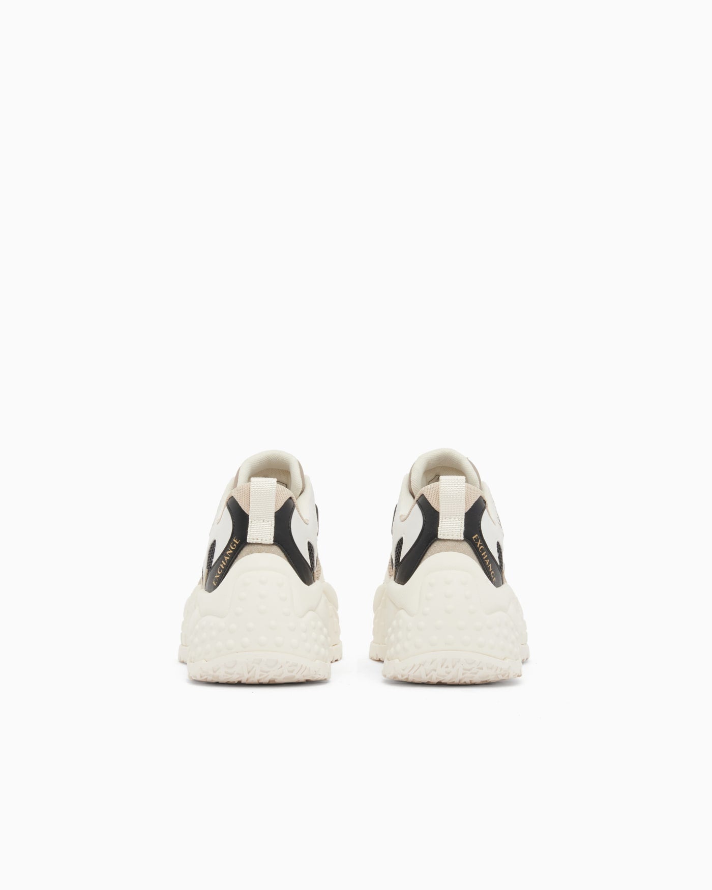 Sneakers in mesh and microsuede