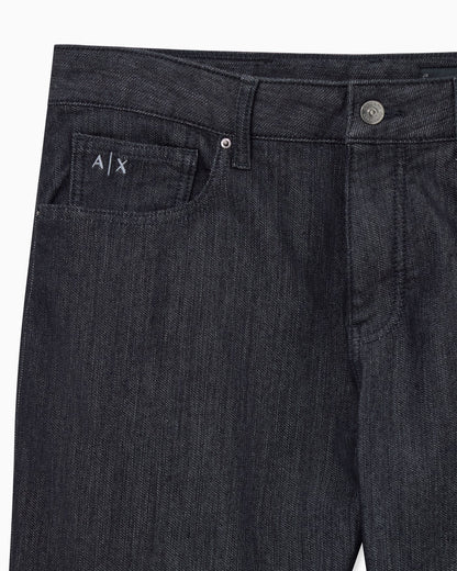 Comfort slim five-pocket jeans in fleece denim Essential
