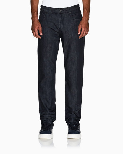 Comfort slim five-pocket jeans in fleece denim Essential
