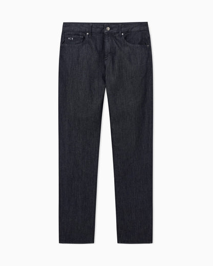 Comfort slim five-pocket jeans in fleece denim Essential
