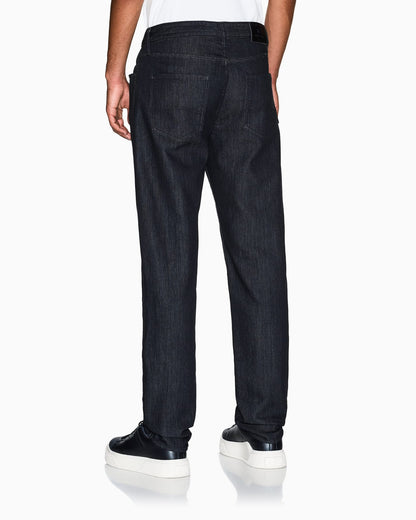 Comfort slim five-pocket jeans in fleece denim Essential