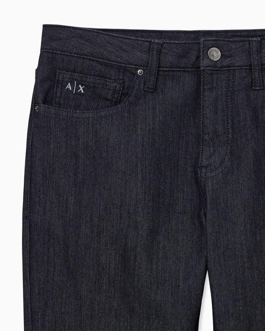 Skinny jeans comfort fleece black for man