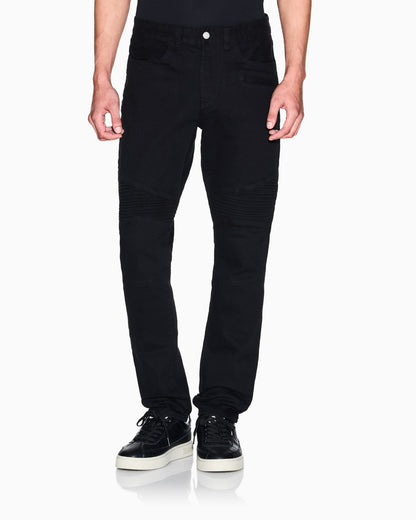 Slim Fit Biker Jeans with a Distressed Effect