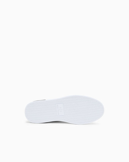 Mesh sneaker saffiano faux leather man