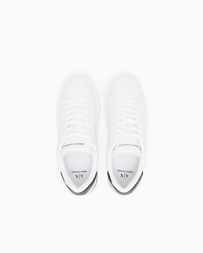 Mesh sneaker saffiano faux leather man