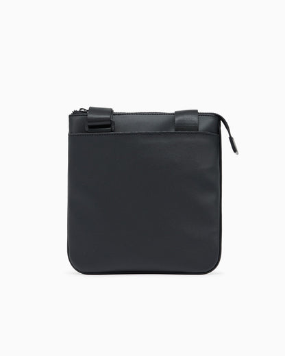 Monogram and Stripe Flat Shoulder Bag