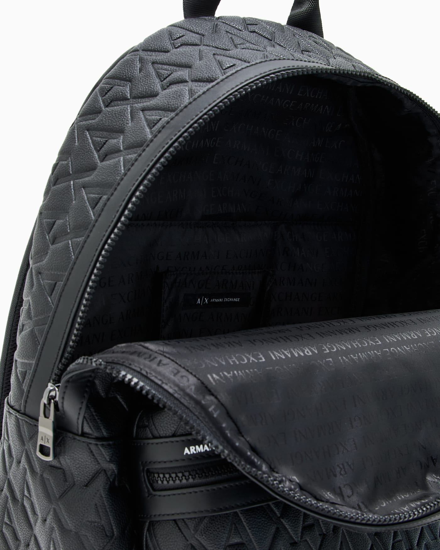 Water-resistant backpack man