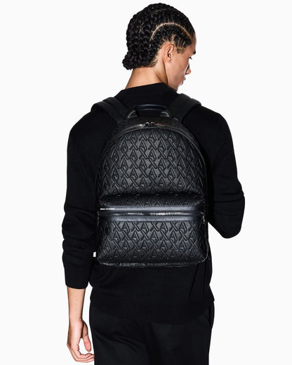 Water-resistant backpack man