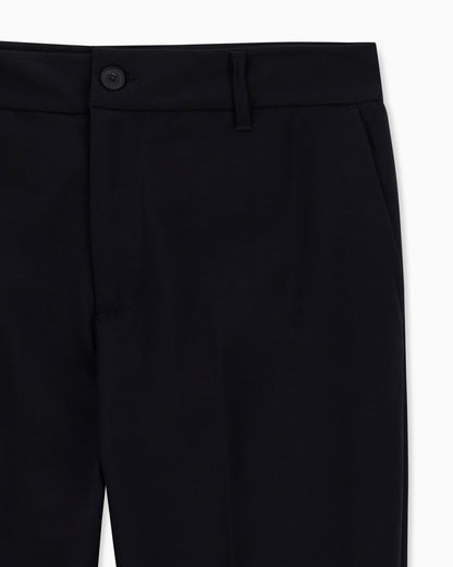 Tailored straight-leg trousers in wool blend Icon