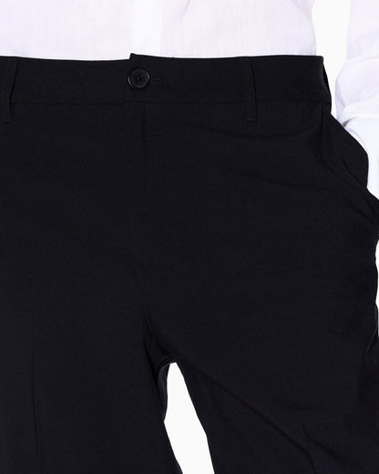 Tailored straight-leg trousers in wool blend Icon